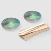 惑星サターンのムーンタイタン ハンドファン (組立なし)