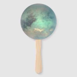 惑星サターンのムーンタイタン ハンドファン