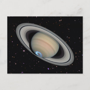 惑星サターン星空 ポストカード