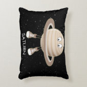 惑星サターン&スターズ アクセントクッション (正面(垂直))