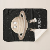 惑星サターン&スターズ シェルパブランケット (正面(横))