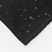 惑星サターン&スターズ フリースブランケット (角)