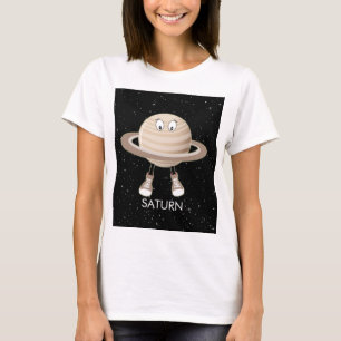 惑星サターン&スターズ Tシャツ