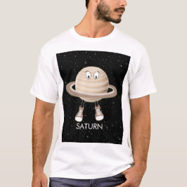 惑星サターン&スターズ Tシャツ