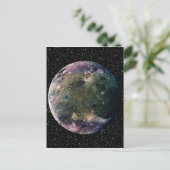 惑星ジュピターの月ガニメデ星の背景~ ポストカード (スタンド正面)