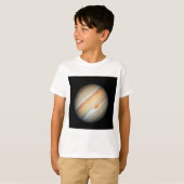 惑星ジュピターの見解(ハッブル望遠鏡) Tシャツ (正面フル)