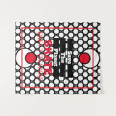 惑星スケートスケートボードを保存 タペストリー (正面(横))