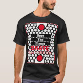 惑星スケートスケートボードを保存 Tシャツ (正面)