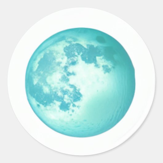 惑星ステッカー ラウンドシール (正面)