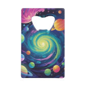 惑星スピン クレジットカード栓抜き (正面)