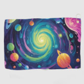 惑星スピン ゴルフタオル (横)