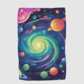惑星スピン ゴルフタオル (正面)