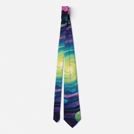 惑星スピン ネクタイ (裏面)