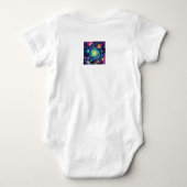 惑星スピン ベビーボディスーツ (裏面)