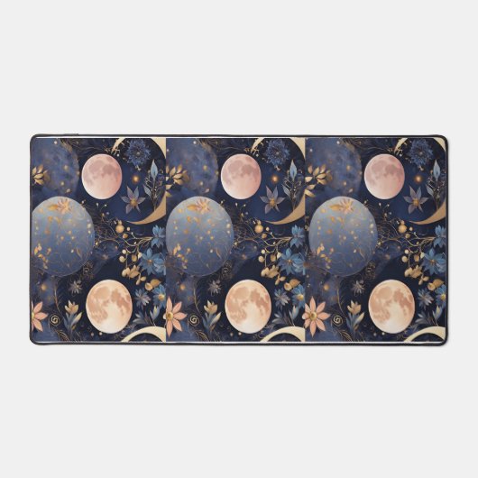 惑星デザイン付きデスクマット デスクマット (正面)