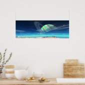 惑星ニューアデスのパノラマ ポスター (キッチン)