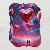 惑星バレンタインカード (正面/裏面)