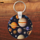 惑星パターン キーホルダー (裏面)