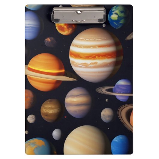 惑星パターン クリップボード (正面)