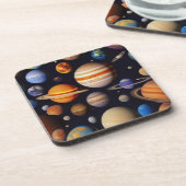 惑星パターン コースター (左側)