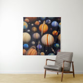 惑星パターン タペストリー (インサイチュ(横))