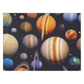 惑星パターン テーブルクロス (正面(横))