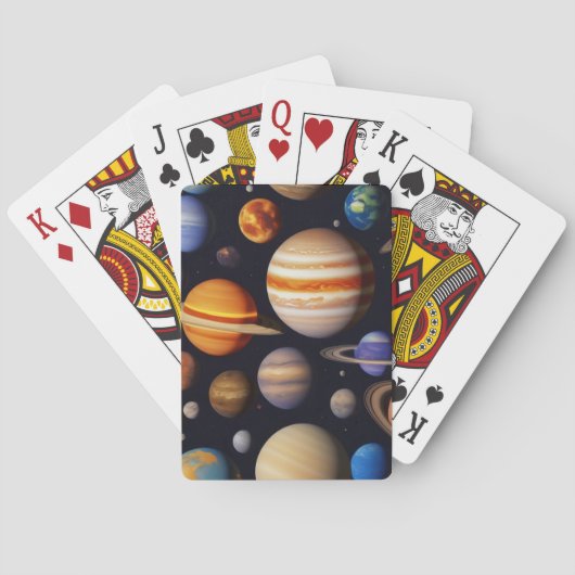 惑星パターン トランプ (裏面)
