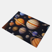 惑星パターン ドアマット (アングル)