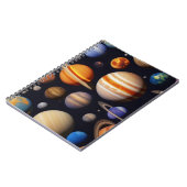 惑星パターン ノートブック (左側)