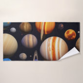 惑星パターン バスタオル (バスタオル)