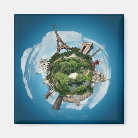 惑星パリ磁石 マグネット (正面)