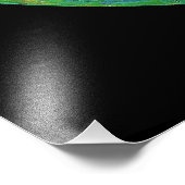 惑星ビーナスのサーフェス標高マップ フォトプリント            (角)