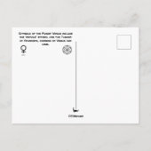 惑星ビーナスはがき ポストカード (裏面)