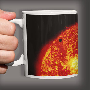 惑星ビーナスは太陽を通過する、高解像度 コーヒーマグカップ