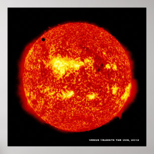 惑星ビーナスは太陽を通過する、高解像度 ポスター