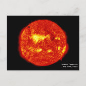 惑星ビーナスは太陽を通過する、高解像度 ポストカード (正面)