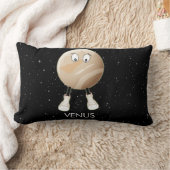 惑星ビーナス&星 ランバークッション (ブランケット)