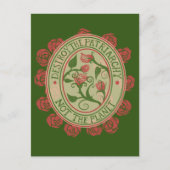 惑星フェミニストではなく家父長制を破壊する ポストカード (正面)