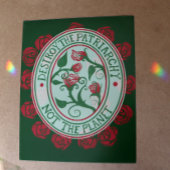 惑星フェミニストではなく家父長制を破壊する ポストカード