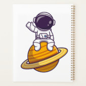 惑星フレンドリーからなびく宇宙飛行士 プランナー手帳 (裏面)