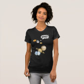 惑星プルートー WTF!? 笑える科学 ギーク 天文学 Tシャツ (正面フル)