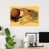 惑星マーキュリーポスター ポスター (ホームオフィス)