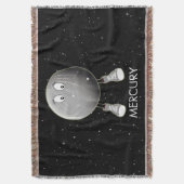 惑星マーキュリー&スターズ スローブランケット (正面縦)