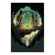 惑星モダン背景Pを持つクレーター風景