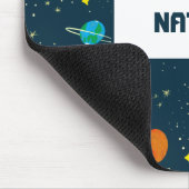 惑星モノグラムの星宇宙宇宙銀河系 マウスパッド (コーナー)