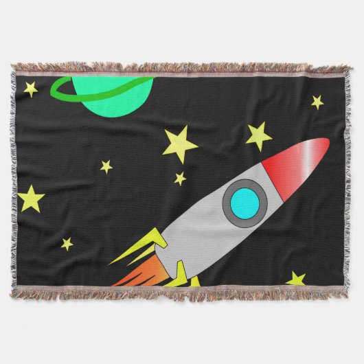 惑星ロケット宇宙星 スローブランケット (正面)