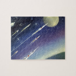 惑星上の宇宙におけるヴィンテージ サイエンス フィクション ロケット, ジグソーパズル