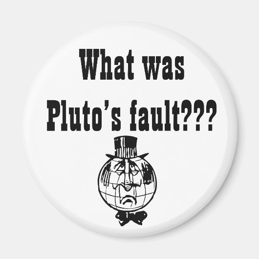 惑星冥王星マグネット マグネット (正面)