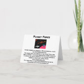 惑星力のnotecard カード (裏面)