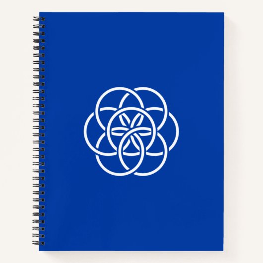 惑星国際的地球の国旗 ノートブック (正面)